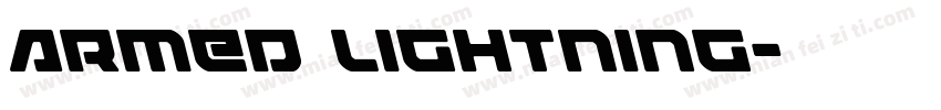 Armed Lightning字体转换